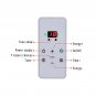 Wireless 7 Color LED Mask Neck Light Skin Rejuvenation Facial Beauty Daily Sk...