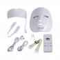 Wireless 7 Color LED Mask Neck Light Skin Rejuvenation Facial Beauty Daily Sk...