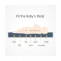 Folding Portable Crib Mattress Sponge Toddler Bed Mattress 5-inch Soft for Ba...