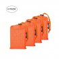 Zmoon 4-Pack Emergency Blankets, Extra Large Thermal Mylar Foil Space Blanket...