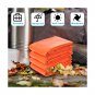 Zmoon 4-Pack Emergency Blankets, Extra Large Thermal Mylar Foil Space Blanket...