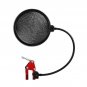 2 Pack Pop Filters Screen Shield Windscreen for Microphone, Round Shape Dual ...