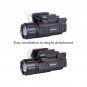 Pinty P10S LED Strobe Flashlight 200 Lumen w/Sliding on/off Switch & Weaver Q...