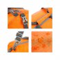 EEZEE 40L Lightweight Waterproof Foldable Duffle Bags for Men Women Orange