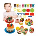 Fantarea Colour Dough Toys Color Clay Plasticine Color Dough Mould Play Kit C...