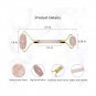 Acelane Jade Roller for Face Anti-aging Facial Roller Natural Jade Stone Wrin...