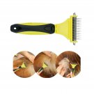 Color You Pet Grooming Brush, Deshedding Tool, 2 Sided Professional Dematting...