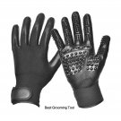 Jhua Pet Grooming Gloves 1 Pair Upgraded Pet Grooming Tool Efficient Pet Hair...