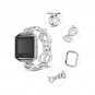 Nigaee for Fitbit Blaze Bands with Frame, Stainless Steel Replacement Band Co...