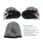 WIOR Unisex Bluetooth Hat Headset Cap Knitted Music Beanie Hat with Wireless ...
