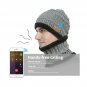 WIOR Unisex Bluetooth Hat Headset Cap Knitted Music Beanie Hat with Wireless ...