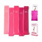 HODORPOWER Simplify Resistance Loop Exercise Bands,Pink Set of 5 with Carryin...