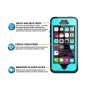 iPhone 5S/5 Waterproof Case, PUNKcase StudStar Teal Apple iPhone 5S/5 Waterpr...
