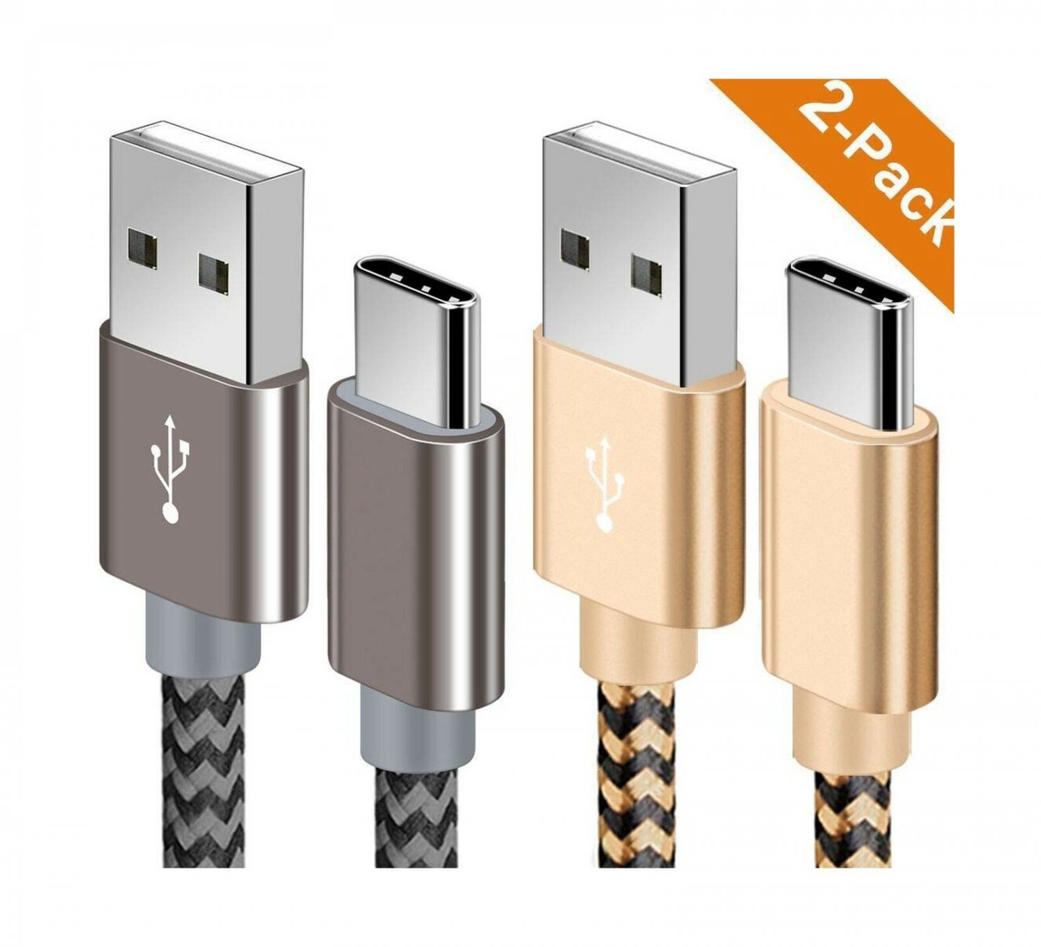 OTISA USB C Cable 2Pack 6ft USB Type C Cable Fast Charging Charger Cord Long ...