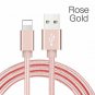 Fast Charging Nylon Braided USB Data Cable Lead For iPhone 6 6 plus 6s 6s plus