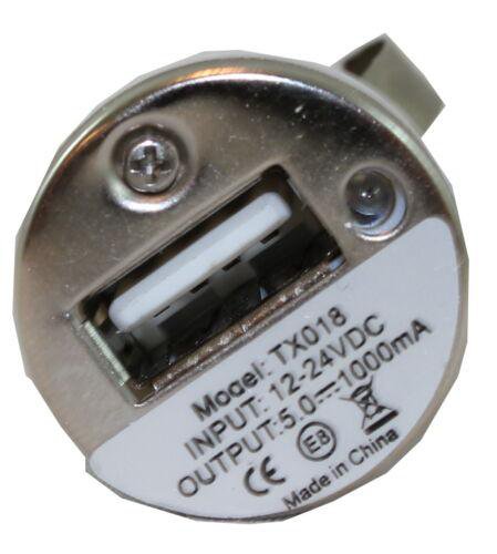 USB CAR CHARGER ADAPTOR: iPhone, MP3, Camera, etc - 600mAh output - White