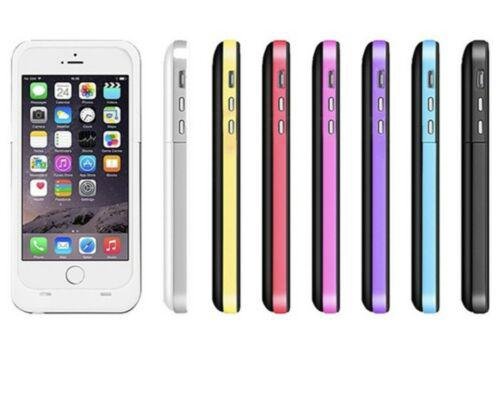 3800 Mah Iphone 6 Phone Charging Case Black And Purple