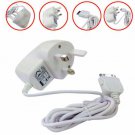 New UK Mains Travel Home Charger Plug For Apple iPhone 4 4G 4S 3G 3GS iPod Touch