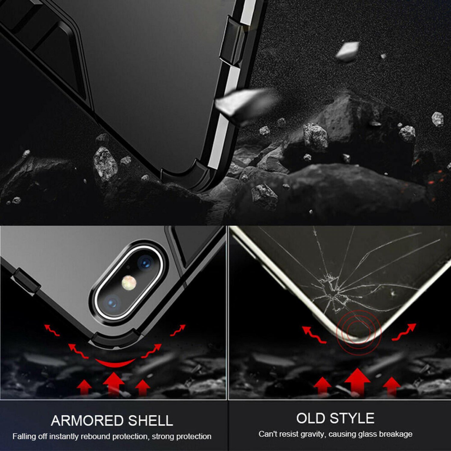 Case Cover Hybrid For Apple iPhone 11 Pro Max Mini XR X 8 7 Plus 6 Se 2020