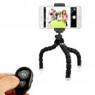 6.5" Flexible Octopus Mount Selfie Tripod Bluetooth Remote Stand Holder iPhone