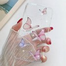 Clear Fashion Butterfly Print Soft Silicone Case Cover For iPhone 12 11 8 SE XR