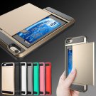 Cash/Card holder Tough Shockproof Stylish Wallet Iphone 5 678X.models case cover