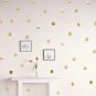 100pcs Round Acrylic Mirror Wall Stickers DIY Home Background Decor