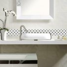 19pcs Mosaic Wall PVC Tile Stickers Self-adhesive Waterproof Home Wall Bathroom
