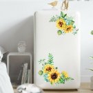 Removable Sunflower Wall Sticker Waterproof Decals Home Toilet Room Decor