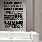 Have Hope Decal Vinyl Wall Sticker Art Home Sayings Popular