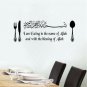 Islamic Muslim PVC Wall Stickers Dining Room Kitchen Decal Home Decor Removable