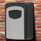 OUTDOOR WALL MOUNTED SAFE KEY BOX WITH LOCK & WATERPROOF COVER HOME/CAR/KEYS NEW