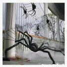 200CM Halloween Haunted House Prop Spider Black Giant Spider Outdoor Home Decor