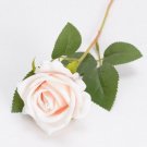 Artificial Rose Fake Silk Flowers Bouqet Single Long Stem Blooming Home Decor uk