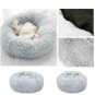 Pet Dog Cat Calming Bed Comfy Shag Warm Fluffy Bed Nest Mattress Fur Donut PadUK