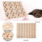 Soft Fine-Pet  Pet Mat Warm Paw Print Cat/Dog/Puppy Fleece Cushion Blanket Large
