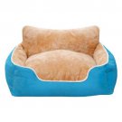 Premium Soft Colorful Breathable Pet Bed RED BLUE BROWN S M L