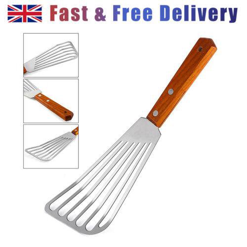 Non-slip Stainless Steel Frying Spatula Cooking Fish Slice Steak Shovel Slotted