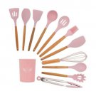 12pcs Silicone Kitchen Utensils Cookware Set Nonstick Baking Cooking Spoon Tools