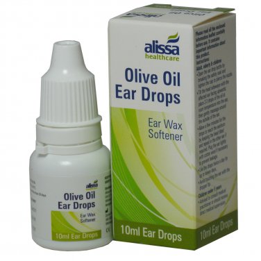 Olive Oil Ear Drops Softens Removes Ear Wax - 10ml