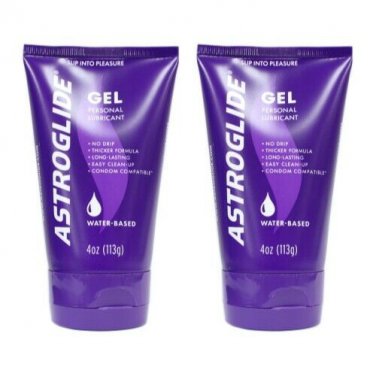 2 Pack - Astroglide Personal Lubricant Gel, 4oz Each