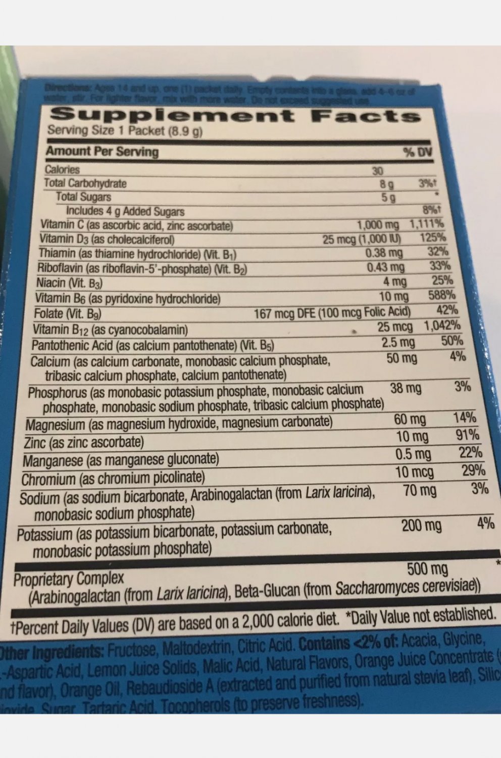 Emergen-C Immune Plus 1,000mg Vitamin C + D +Zinc Citrus Flavor × 2 boxes