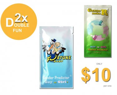 100 %  2 Gender Prediction Kit Test: At Home Boy or Girl Baby Gender Predictor Test