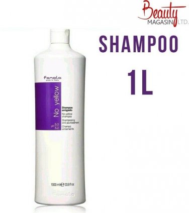 Fanola No Yellow Shampoo 1000ml Free PUMP