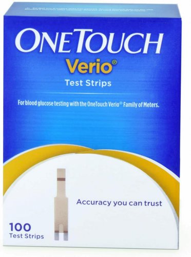 OneTouch Verio Test Strips Pack of 100 test strips