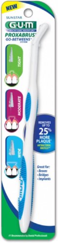 GUM Proxabrush Go-Betweens Handle with Refills 1