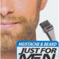 JUST FOR MEN Brush-In Color Gel, Mustache - Beard M-25 Light Brown 1 Each (3pk)