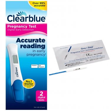 Clearblue Pregnancy Test - 2 Digital Early Detection Tests + 2 Pregnancy Strips