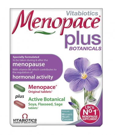 Vitabiotics Menopace Plus FOR Menopause Hormonal Activity 56