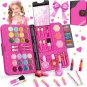 Hollyhi 48 Pcs Kids Makeup Kit for Girl, Washable Play Make Up Toys Set with...